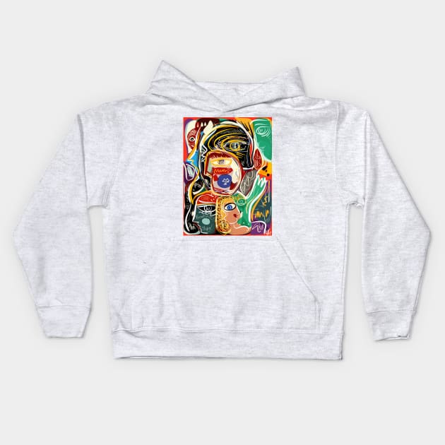 Ugly Beautiful Street Art Graffiti Kids Hoodie by signorino